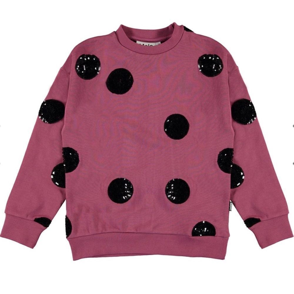 NWT Molo Sequin Dots Sweatshirt Size 12